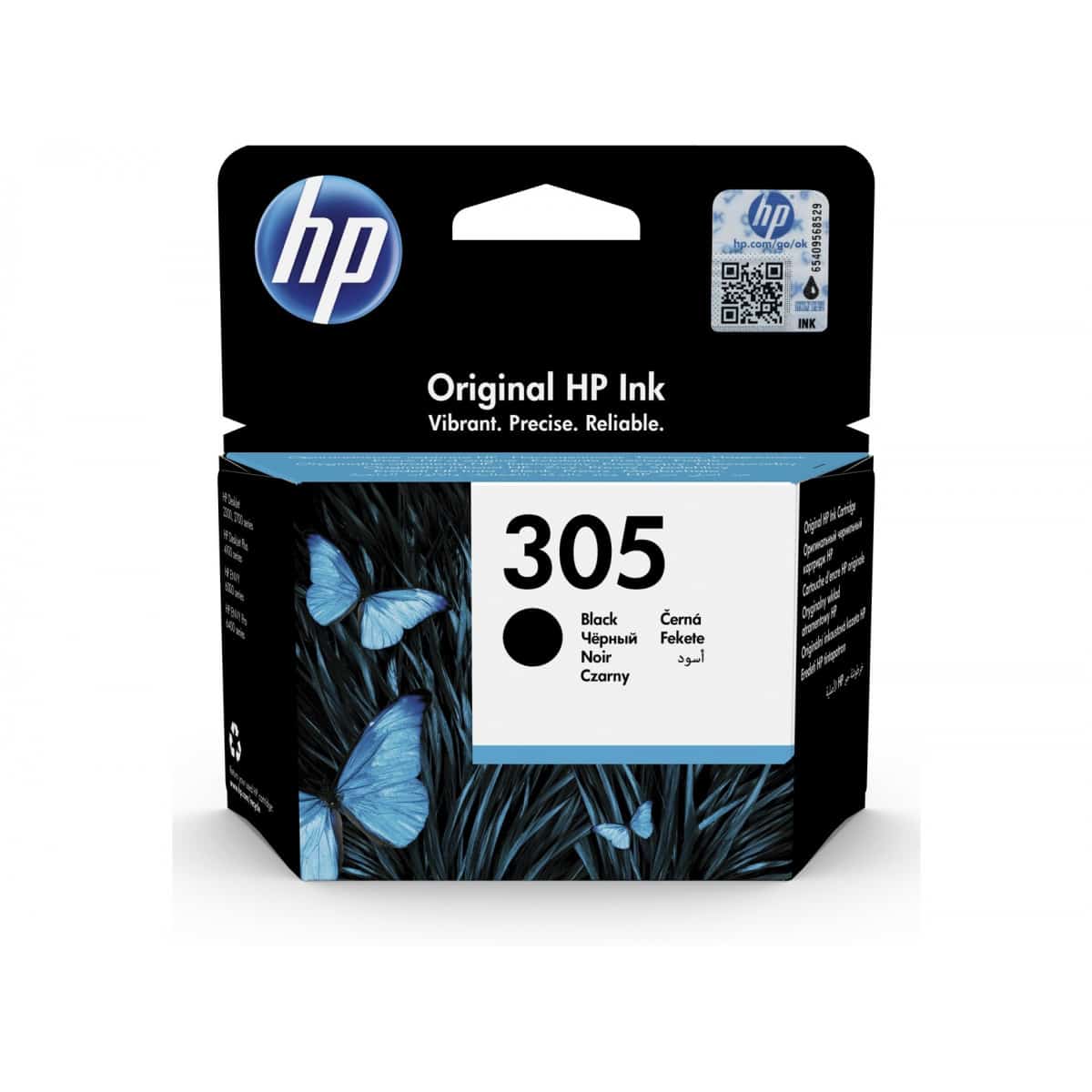 HP 301 Lot de 3 cartouches d'encre d'origine Noir/tricolore - Rendement N  190/Tri 165 (E5Y87EE) : : Informatique