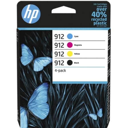 HP 912 Pack de 4 cartouches d'encre