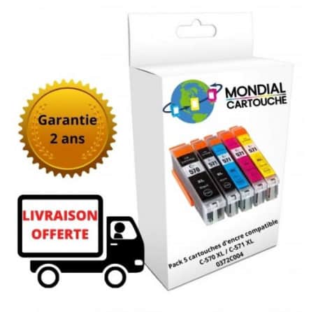 Pack cartouche CANON PG 570/571 XL