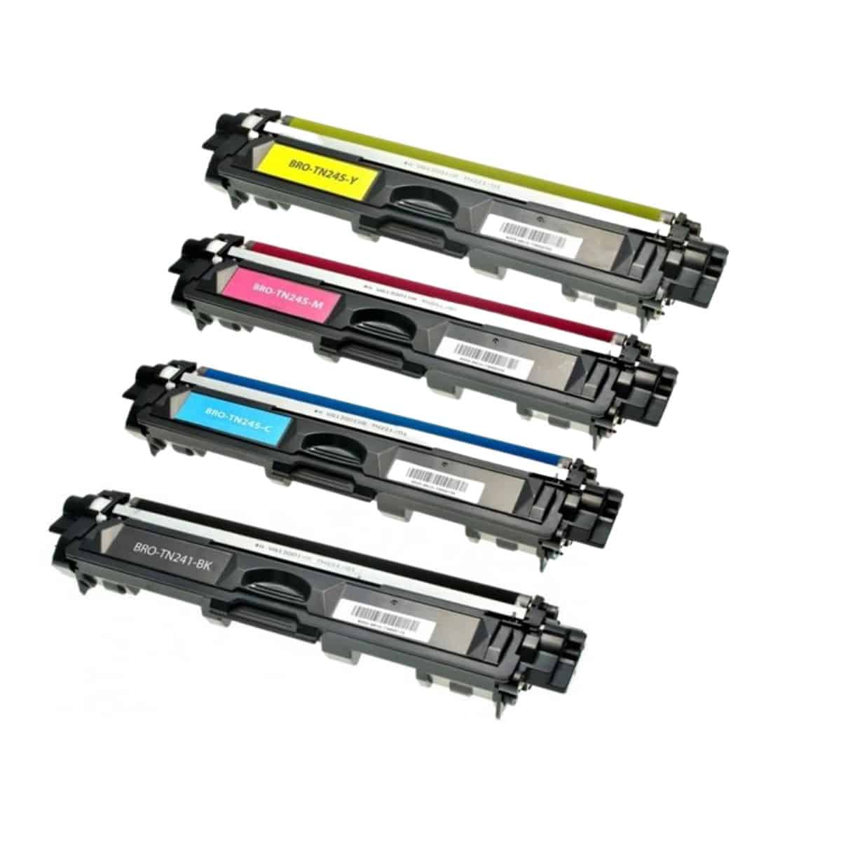Brother TN241 Pack 4 toners 1 noir + 3 couleurs pour imprimante laser sur