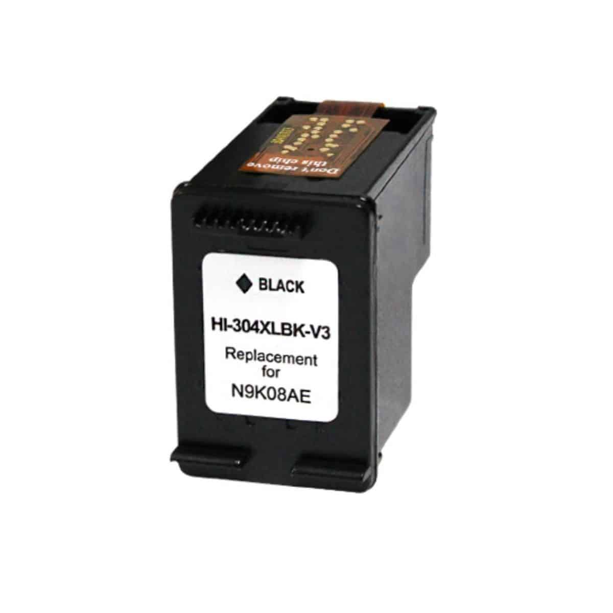 HP 304XL Cartouche d'Encre Noire grande capacité Authentique (N9K08AE)
